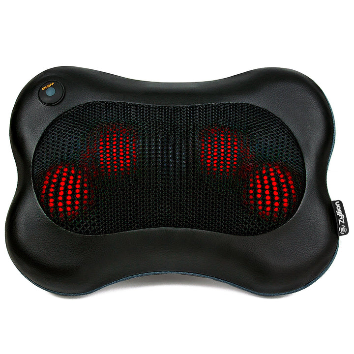 Rechargeable Shiatsu Back and Neck Massager Pillow with Heat