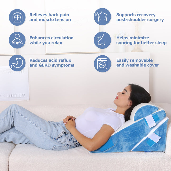 EASYNEST Bed Wedge Pillow
