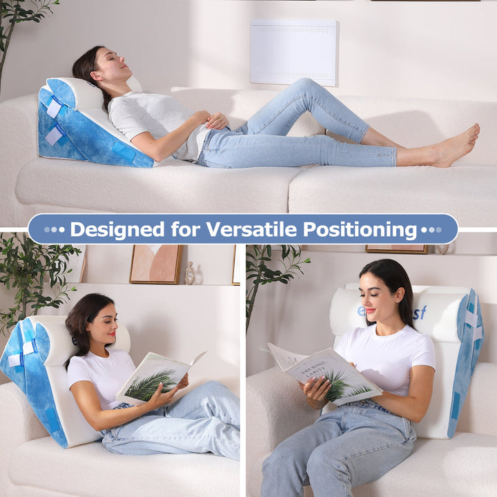EASYNEST Bed Wedge Pillow